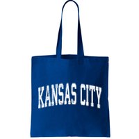 Kansas City Kansas Ks Vintage Athletic Sports Design Gift Tote Bag