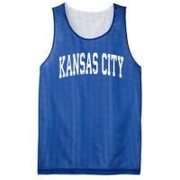 Kansas City Kansas Ks Vintage Athletic Sports Design Gift Mesh Reversible Basketball Jersey Tank