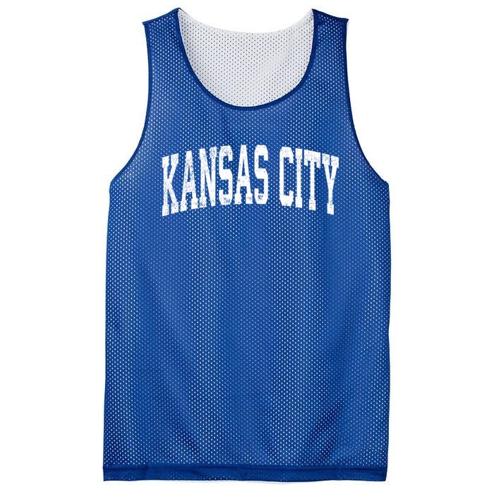 Kansas City Kansas Ks Vintage Athletic Sports Design Gift Mesh Reversible Basketball Jersey Tank