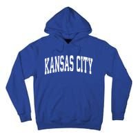 Kansas City Kansas Ks Vintage Athletic Sports Design Gift Tall Hoodie