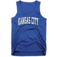 Kansas City Kansas Ks Vintage Athletic Sports Design Gift Tank Top