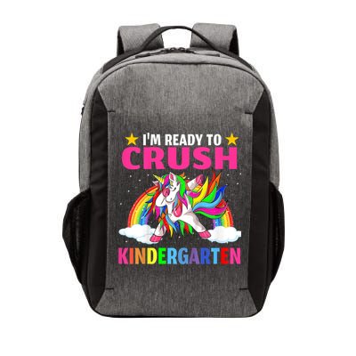 Kids Crush Kindergarten Unicorn Dabbing Back To School For Girl Vector Backpack