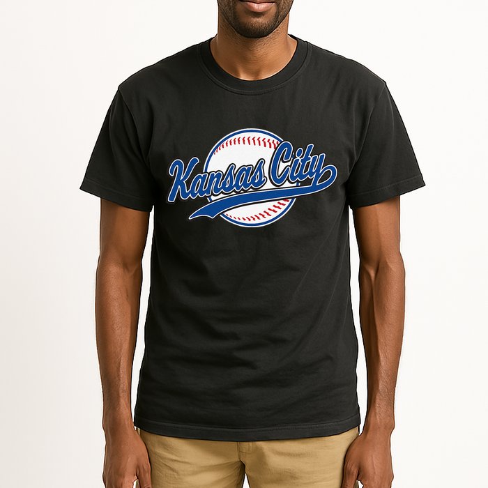 Kansas City Kc Vintage Baseball Throwback Retro Design Tall T-Shirt