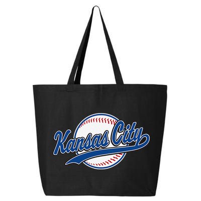 Kansas City Kc Vintage Baseball Throwback Retro Design 25L Jumbo Tote