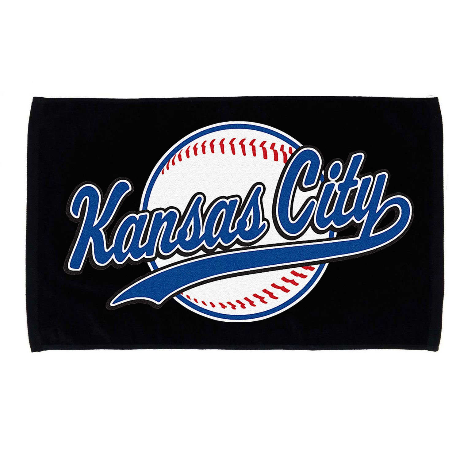 Kansas City Kc Vintage Baseball Throwback Retro Design Microfiber Hand Towel