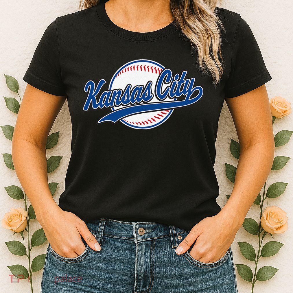 Kansas City Kc Vintage Baseball Throwback Retro Design Womens T-Shirt