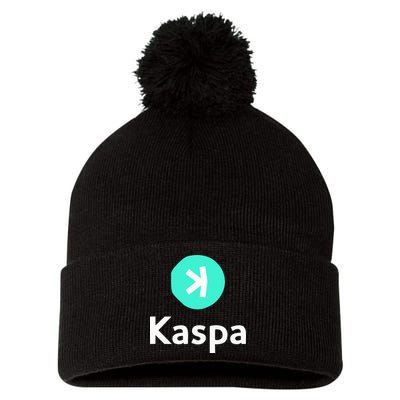 Kaspa Crypto Kaspa Pom Pom 12in Knit Beanie