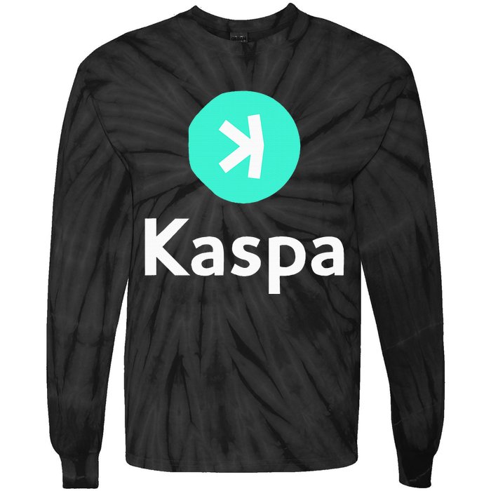 Kaspa Crypto Kaspa Tie-Dye Long Sleeve Shirt