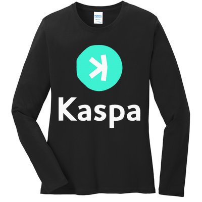 Kaspa Crypto Kaspa Ladies Long Sleeve Shirt