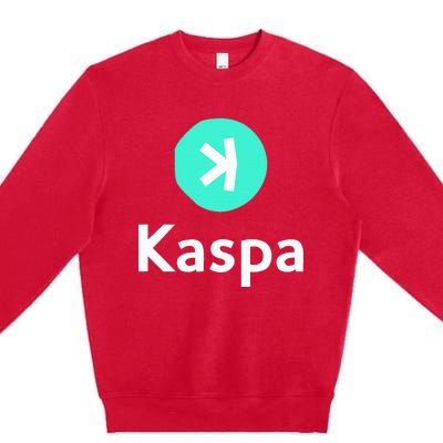 Kaspa Crypto Kaspa Premium Crewneck Sweatshirt