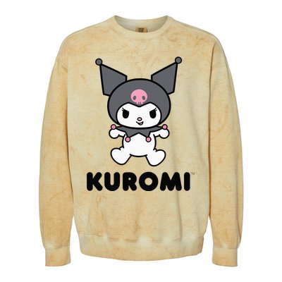 Kuromi Character Colorblast Crewneck Sweatshirt