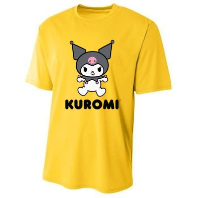 Kuromi Character Youth Performance Sprint T-Shirt