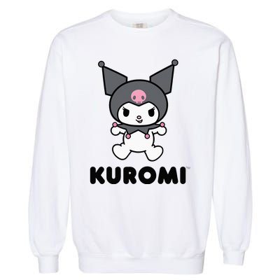 Kuromi Character Garment-Dyed Sweatshirt