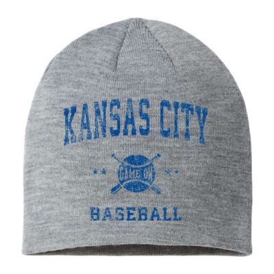 Kansas City KC Vintage Baseball Throwback Retro Design Sustainable Beanie