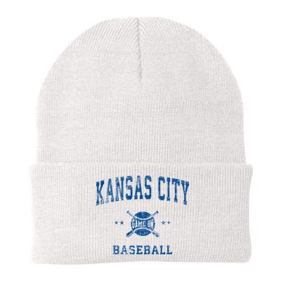 Kansas City KC Vintage Baseball Throwback Retro Design Beanie