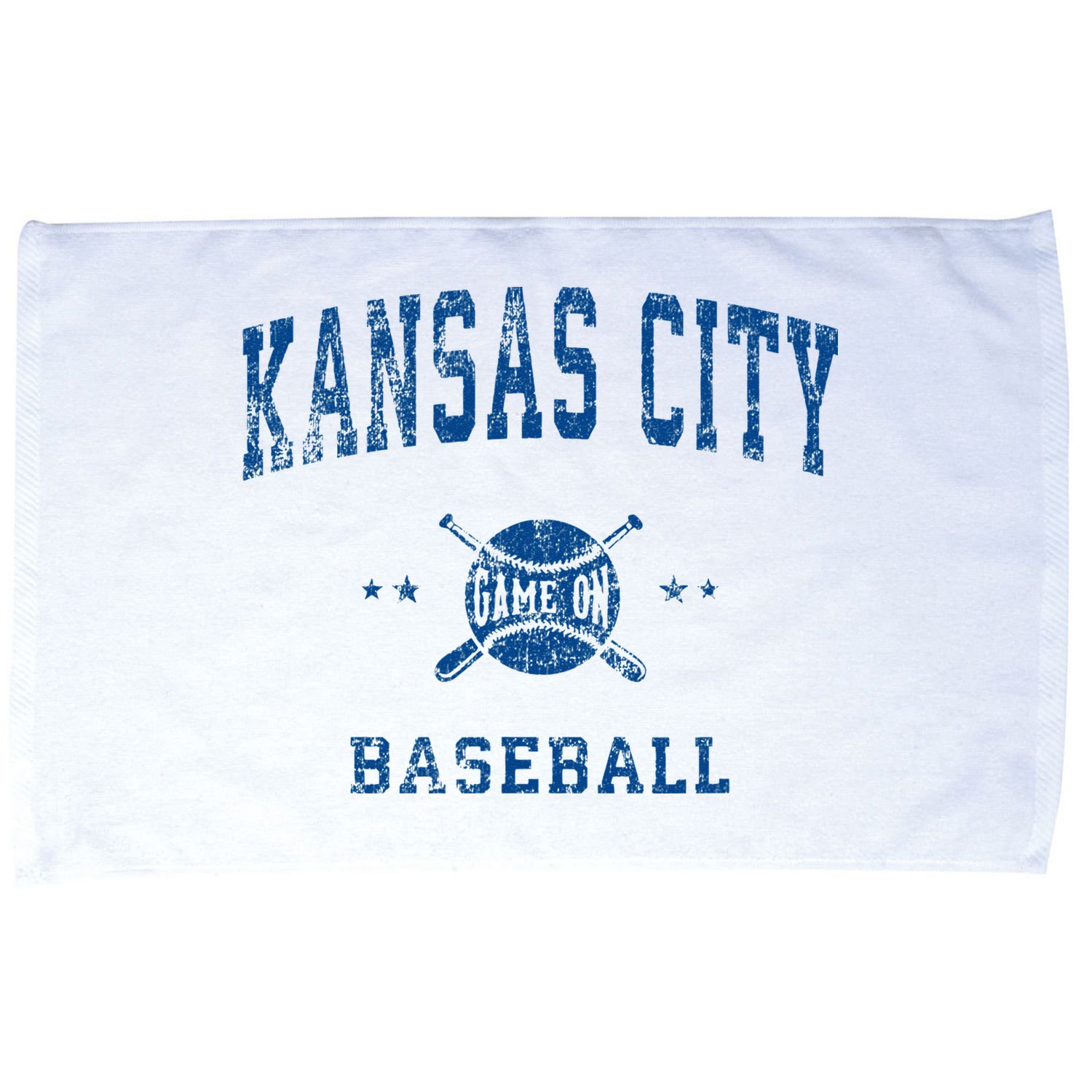 Kansas City KC Vintage Baseball Throwback Retro Design Microfiber Hand Towel