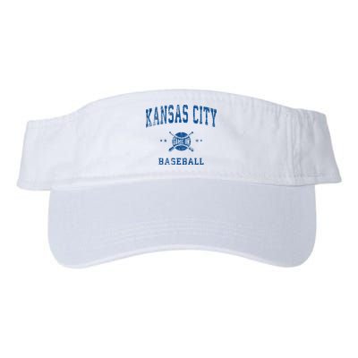 Kansas City KC Vintage Baseball Throwback Retro Design Visor