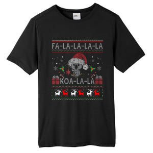 Koalalala Cute Koala Bear Australian Christmas Ugly Xmas Tall Fusion ChromaSoft Performance T-Shirt