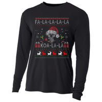 Koalalala Cute Koala Bear Australian Christmas Ugly Xmas Cooling Performance Long Sleeve Crew