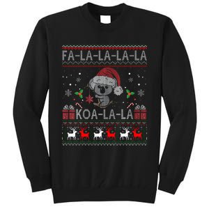 Koalalala Cute Koala Bear Australian Christmas Ugly Xmas Tall Sweatshirt