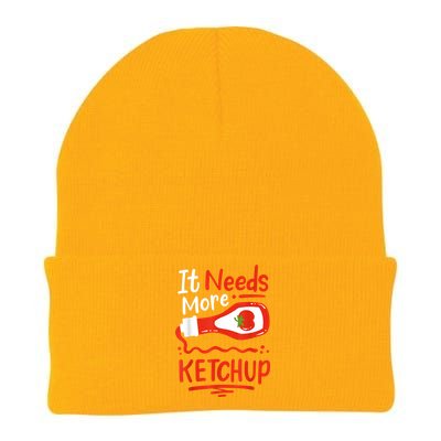 Ketchup Condiment Knit Cap Winter Beanie