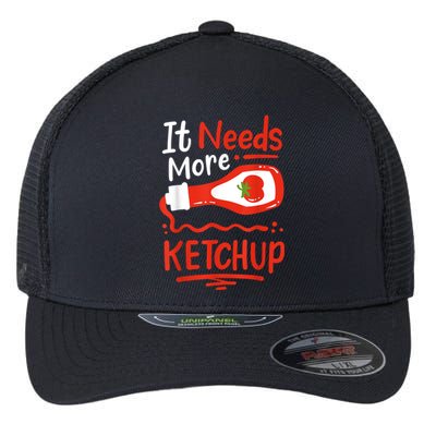 Ketchup Condiment Flexfit Unipanel Trucker Cap