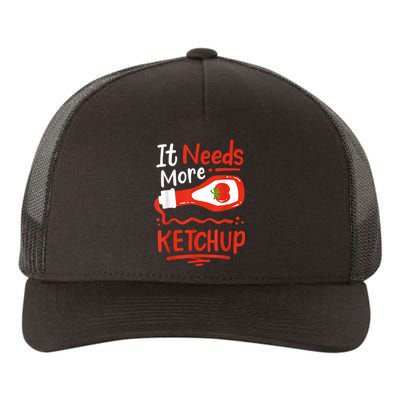 Ketchup Condiment Yupoong Adult 5-Panel Trucker Hat