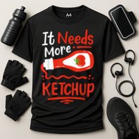 Ketchup Condiment Cooling Performance Crew T-Shirt