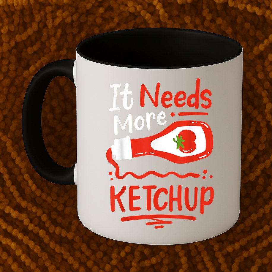 Ketchup Condiment Mug