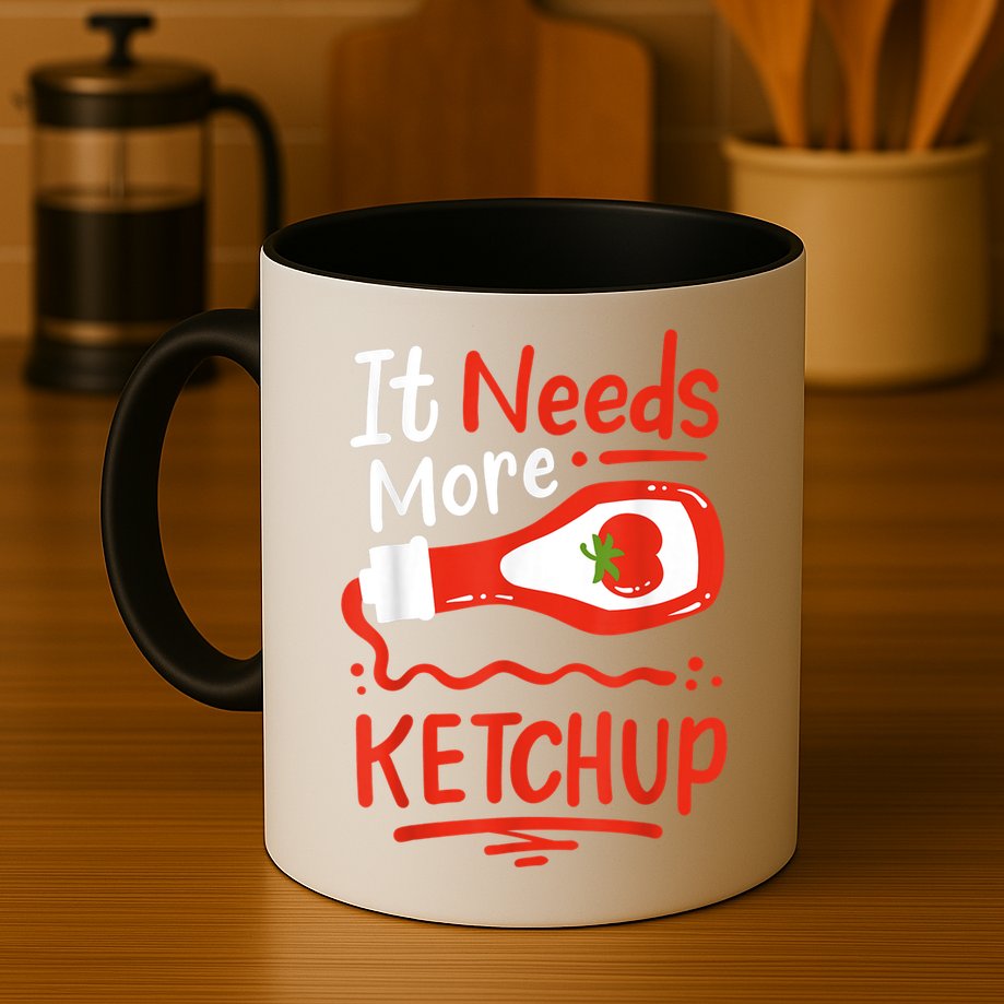 Ketchup Condiment Mug