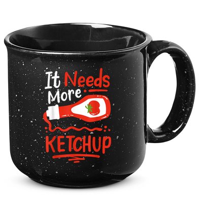 Ketchup Condiment 15oz Campfire Ceramic Mug