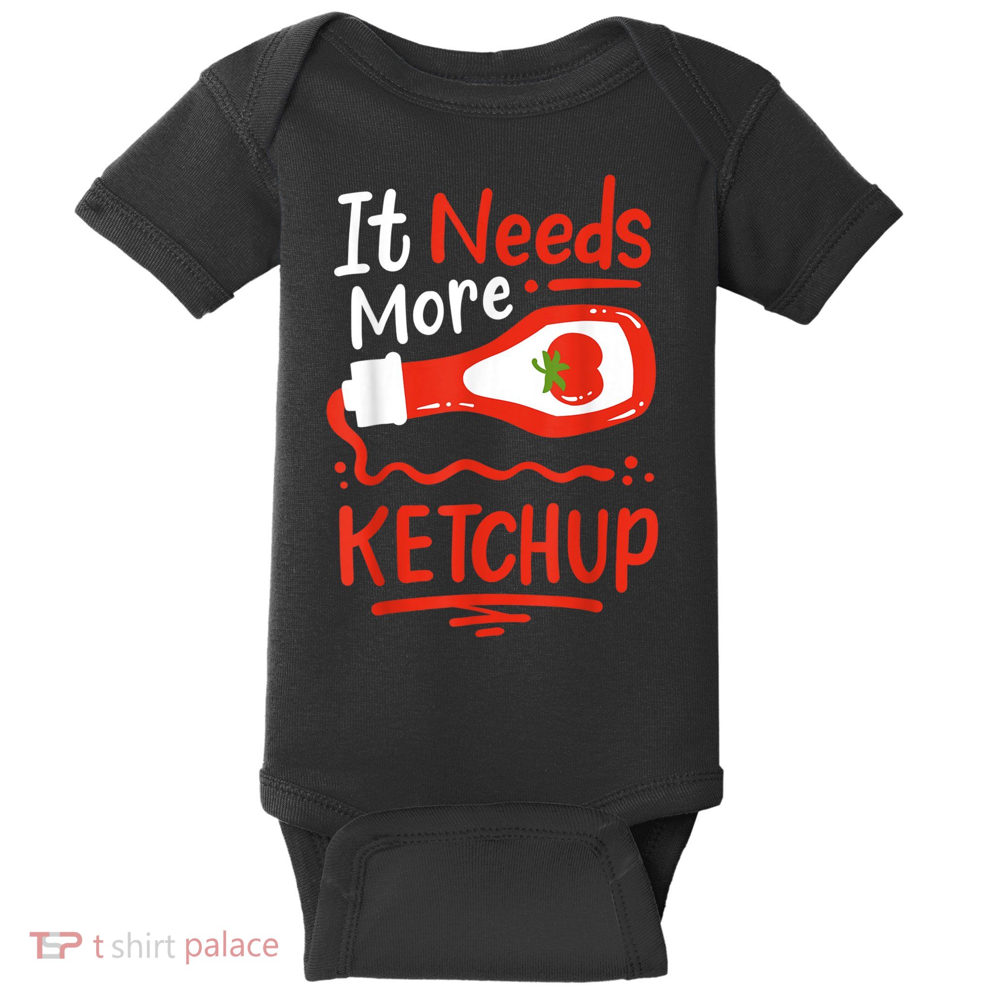 Ketchup Condiment Baby Bodysuit