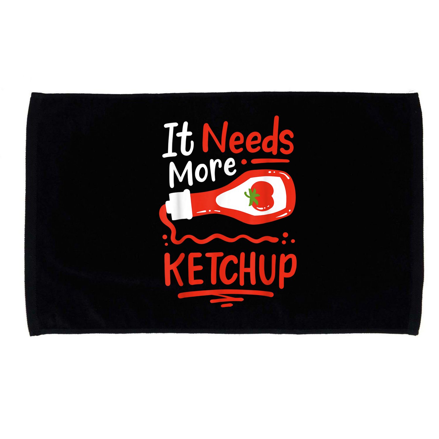 Ketchup Condiment Microfiber Hand Towel