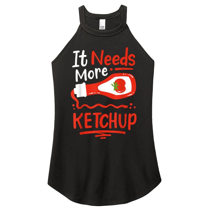 Ketchup Condiment Women's Perfect Tri Rocker Tank