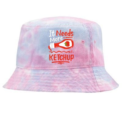 Ketchup Condiment Tie-Dyed Bucket Hat