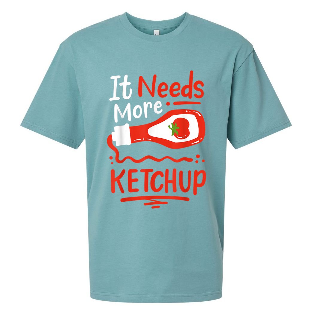 Ketchup Condiment Sueded Cloud Jersey T-Shirt