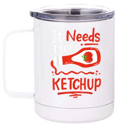 Ketchup Condiment 12 oz Stainless Steel Tumbler Cup