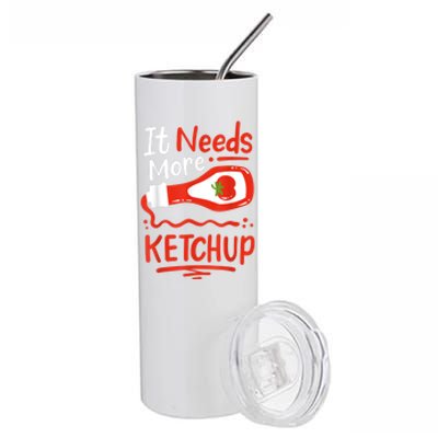 Ketchup Condiment Stainless Steel Tumbler