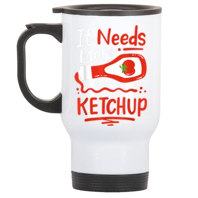 Ketchup Condiment Stainless Steel Travel Mug