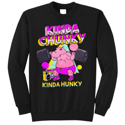 Kinda Chunky Kinda Hunky Bodybuilding Gym Sweatshirt