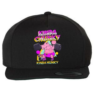 Kinda Chunky Kinda Hunky Bodybuilding Gym Wool Snapback Cap