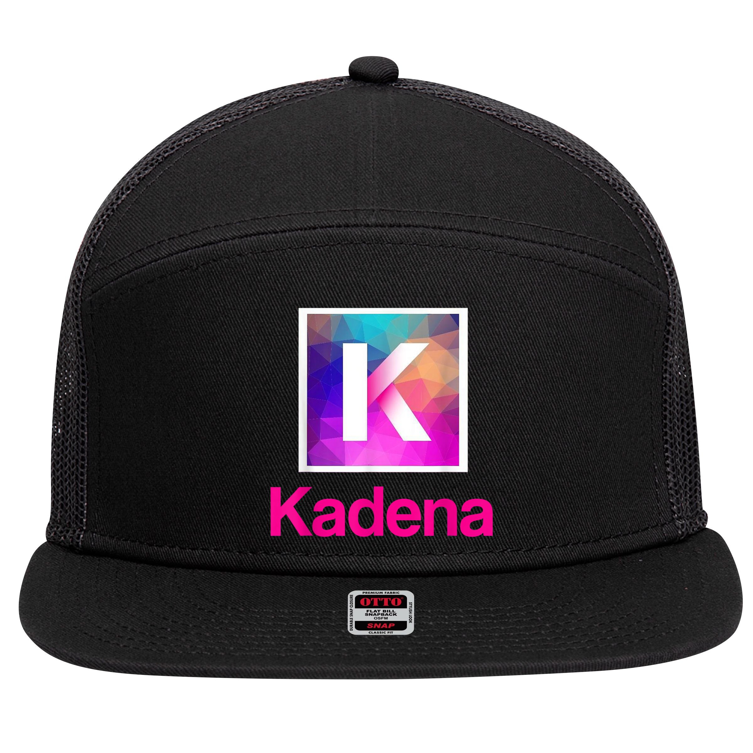 Kadena Crypto Kadena Coin Kadena 7 Panel Mesh Trucker Snapback Hat