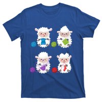 Knit Crochet Knitter Gift Crocheting Sheep Knitting Lover Cool Gift T-Shirt