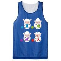 Knit Crochet Knitter Gift Crocheting Sheep Knitting Lover Cool Gift Mesh Reversible Basketball Jersey Tank