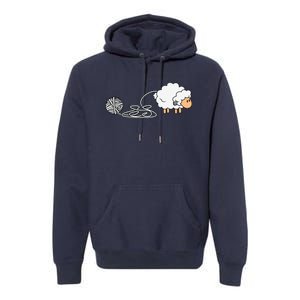 Knitting Crocheting Knitter Yarn Needle Premium Hoodie