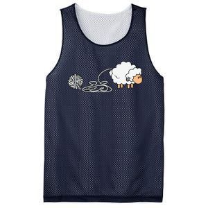 Knitting Crocheting Knitter Yarn Needle Mesh Reversible Basketball Jersey Tank