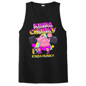 Kinda Chunky Kinda Hunky Weightlifting Bodybuilding Gym1 PosiCharge Competitor Tank