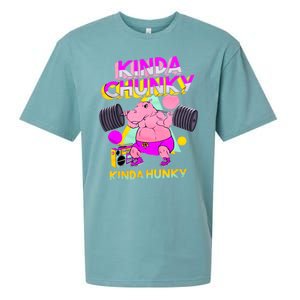 Kinda Chunky Kinda Hunky Weightlifting Bodybuilding Gym1 Sueded Cloud Jersey T-Shirt