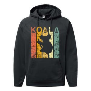 Koala Cute Koala Bear Performance Fleece Hoodie