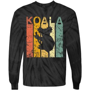 Koala Cute Koala Bear Tie-Dye Long Sleeve Shirt